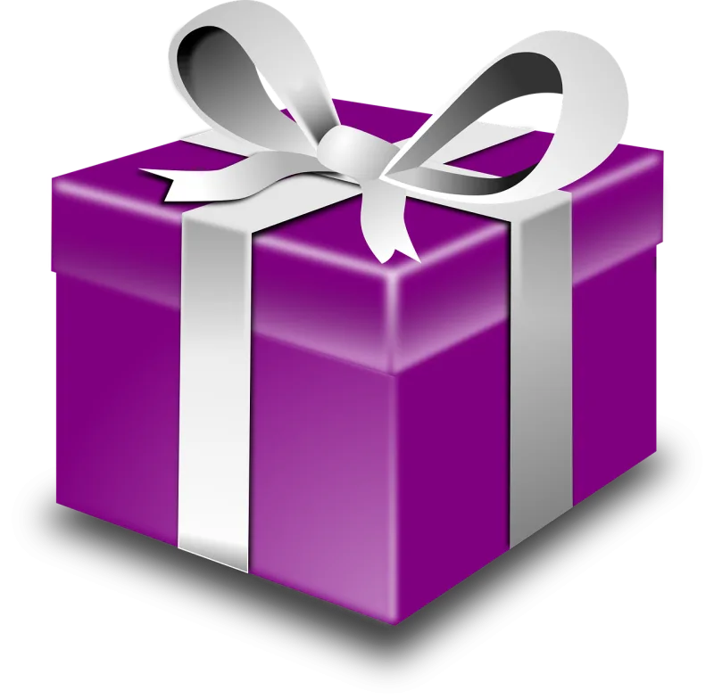 Gifts Wrapped Purple Stickdatei – Weihnachten