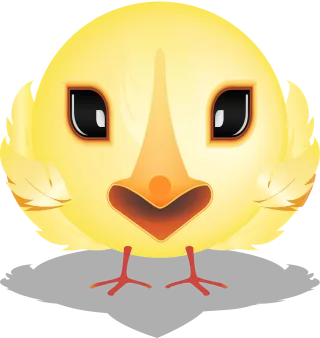 Graphic Chick smiley Smiley Stickdatei