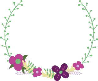 Floral Flowers Nature Stickdatei
