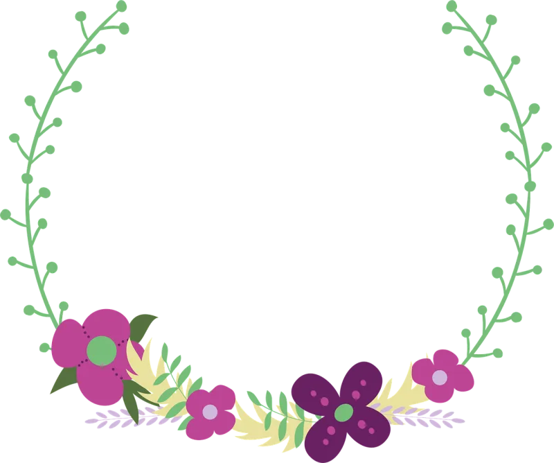 Floral Flowers Nature Stickdatei – Weihnachten