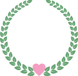 Wreath Laurel wreath Wedding Stickdatei