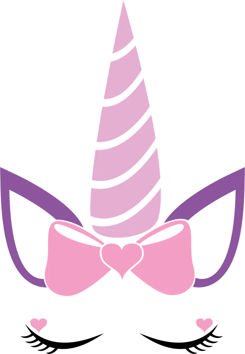 Unicorn Horn Bow Stickdatei – Kinder