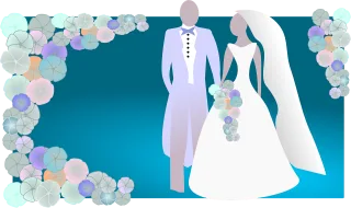 Wedding Bride Flower background Stickdatei