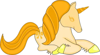Spring unicorn Summer Golden unicorn Stickdatei