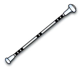 Baton Instrument Twirl Stickdatei – Musik