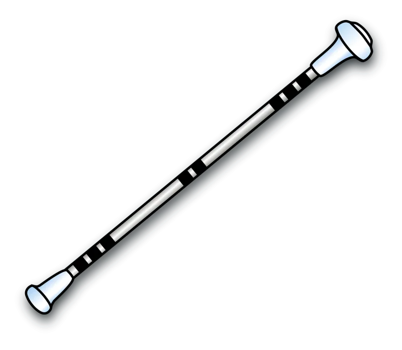 Baton Instrument Twirl Stickdatei – Musik