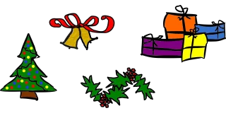 Christmas Holiday Presents Stickdatei