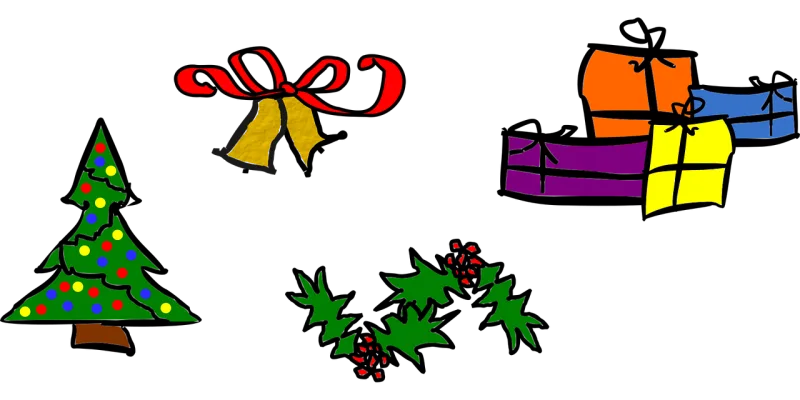 Christmas Holiday Presents Stickdatei – Weihnachten