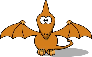 Dinosaur Pterodactyls Nature Stickdatei