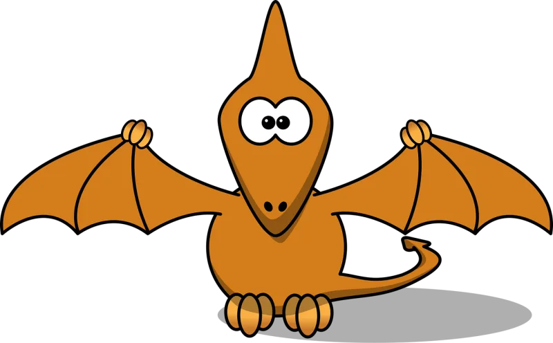 Dinosaur Pterodactyls Nature Stickdatei – Kinder