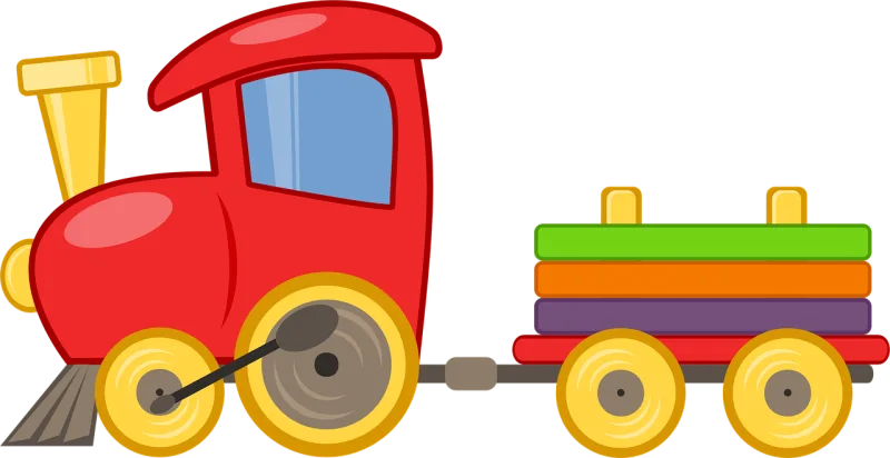 Locomotive Transport Toy Stickdatei – Fahrzeuge