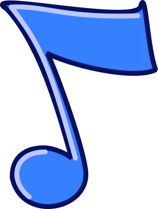 Musical Note Quaver Stickdatei – Musik