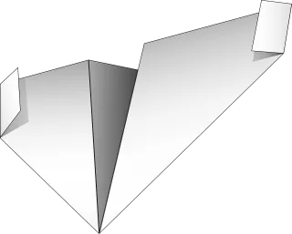 Graphic Paper airplane Paper Stickdatei