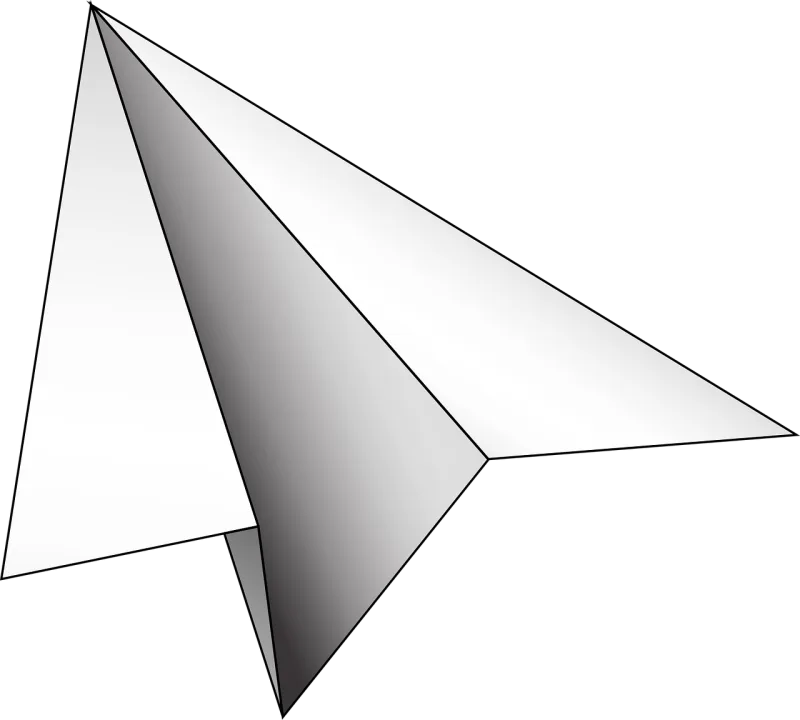 Graphic Paper airplane Paper Stickdatei – Kinder