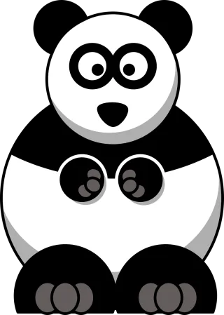 Panda Bear Baby Stickdatei