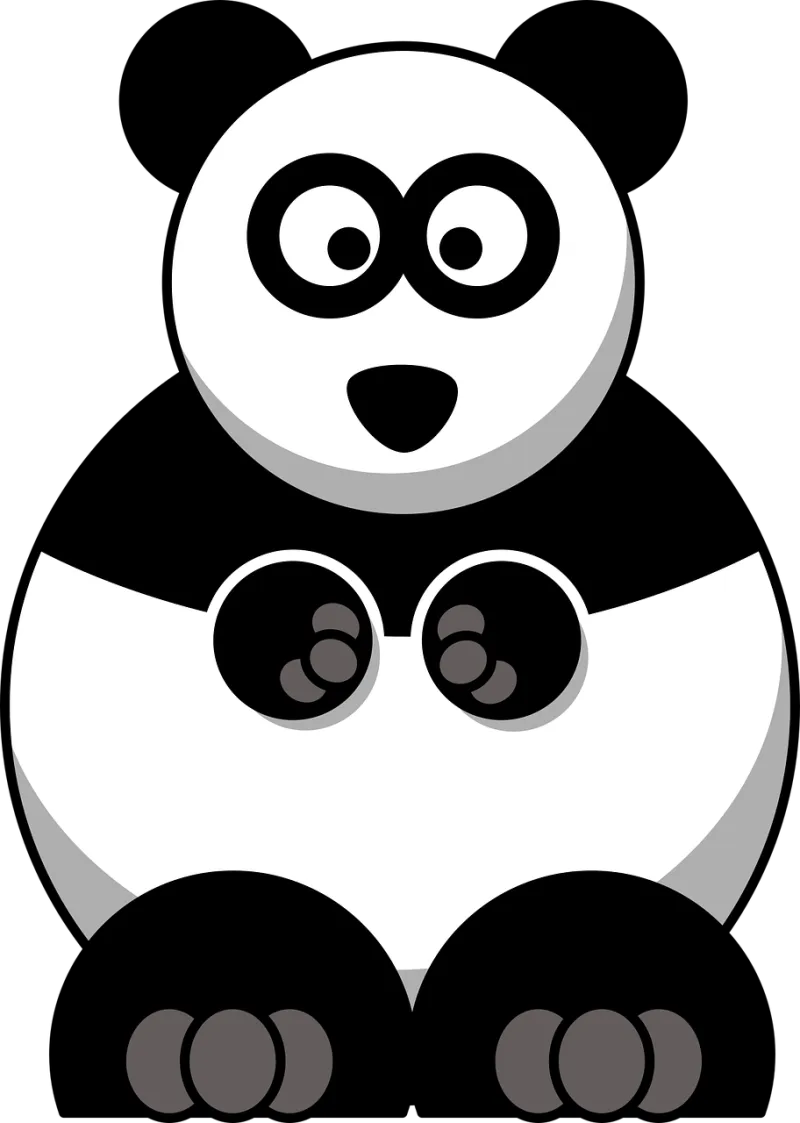 Panda Bear Baby Stickdatei – Tiere