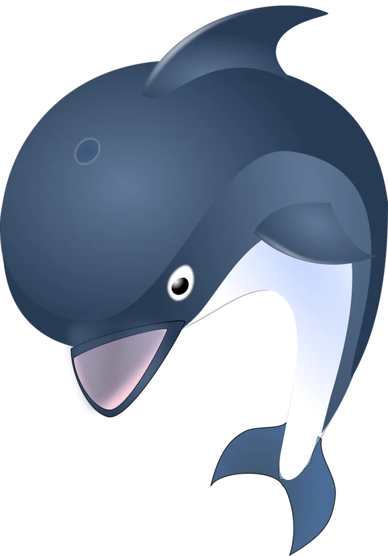 Dolphin Mammal Animal Stickdatei – Tiere