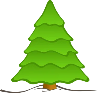 Tree Forest Nature Stickdatei – Weihnachten