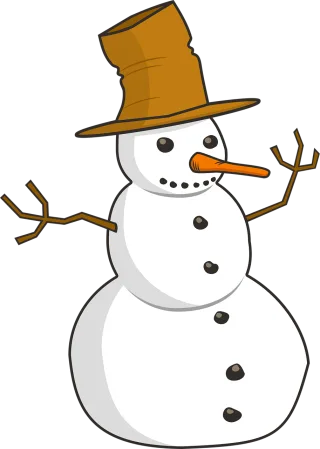 Snowman Snow Christmas Stickdatei