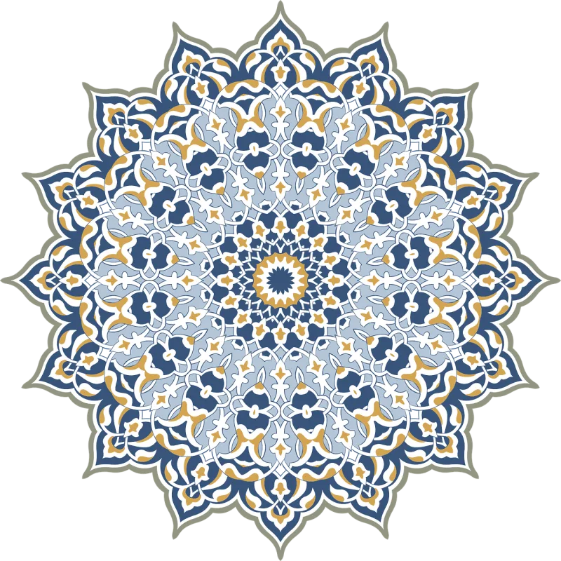Arabesque Mandala Decorative Stickdatei – Weihnachten