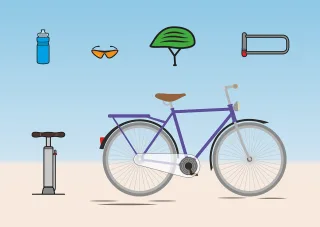 Bicycle Accessories Helmet Stickdatei – Fahrzeuge