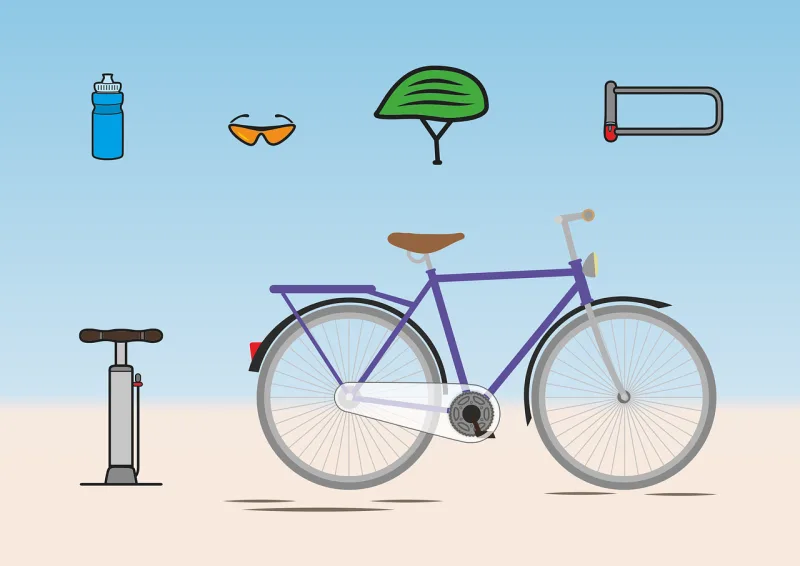 Bicycle Accessories Helmet Stickdatei – Fahrzeuge