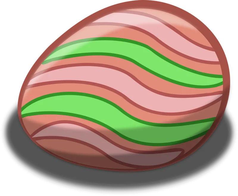 Easter Egg Pink Stickdatei – Essen & Trinken