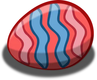 Egg Easter Red Stickdatei