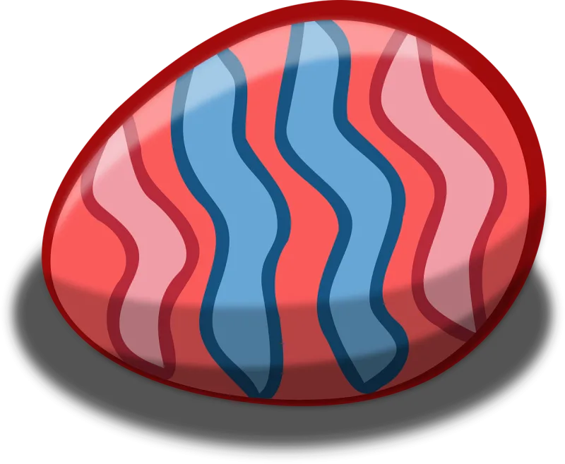 Egg Easter Red Stickdatei – Essen & Trinken