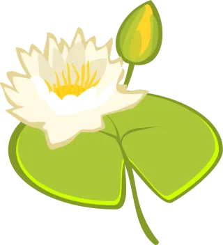 Water lily Lake Water Stickdatei