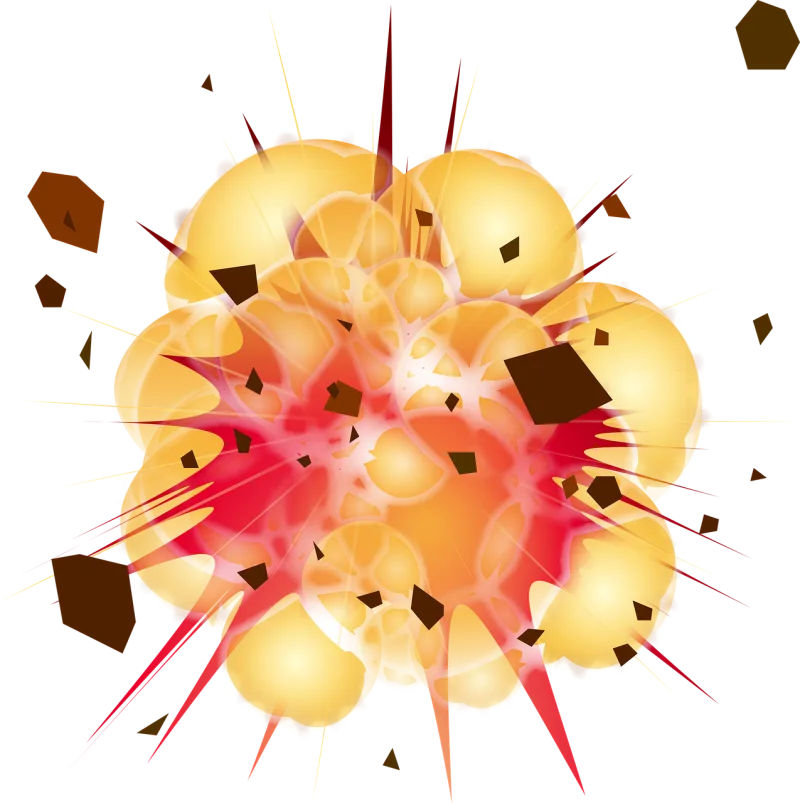 Explosion Detonation Boom Stickdatei – Fahrzeuge