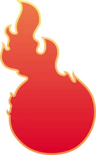 Fireball Comet Meteor Stickdatei