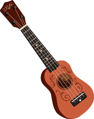 Graphic Ukulele Music Stickdatei – Musik