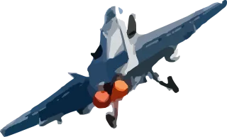 Plane Fighter Navy Stickdatei