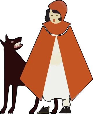 Little Red Riding Stickdatei – Kinder