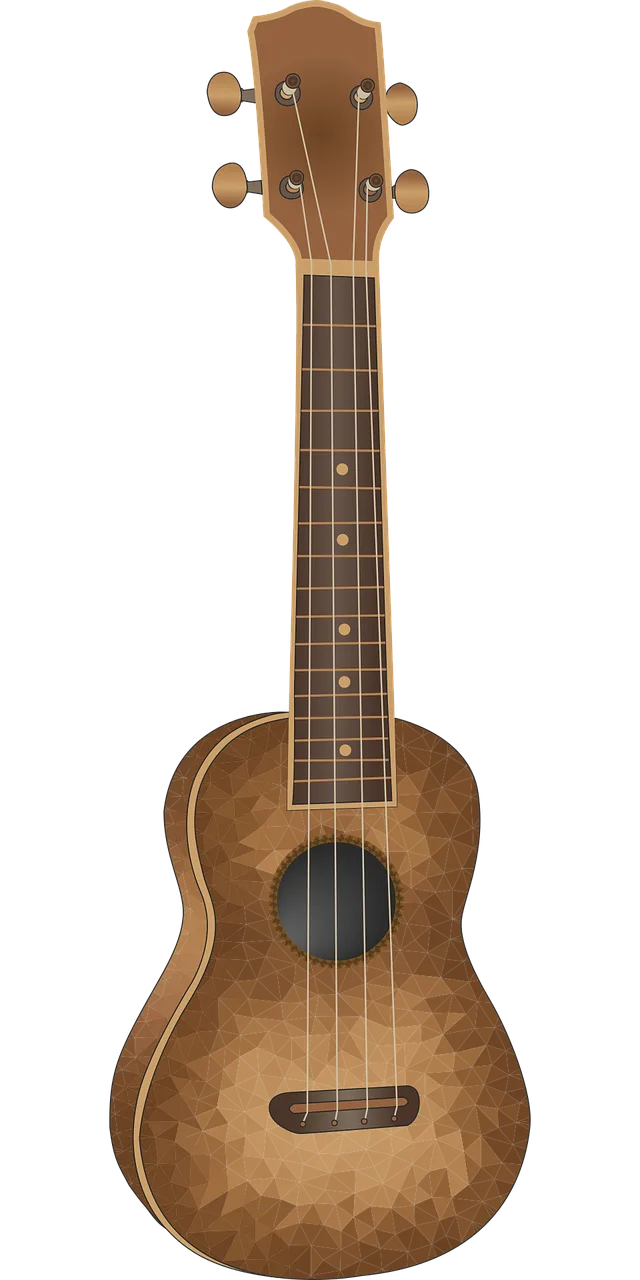 Brown Acoustic Instrument Stickdatei – Musik