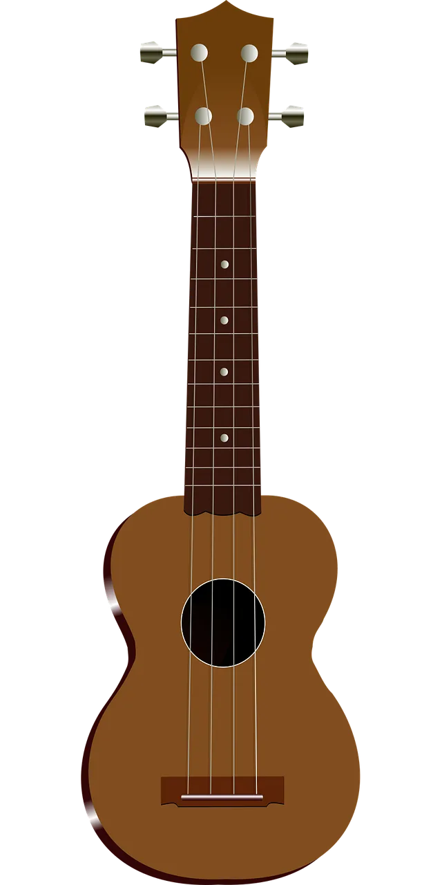 Ukulele Instrument String Stickdatei – Musik