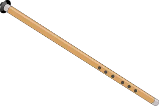 Flute Wind Instrument Stickdatei – Musik