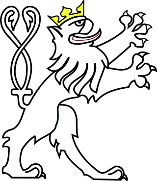 Lion Crown Animal Stickdatei