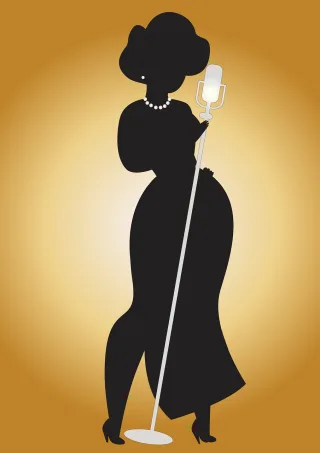 Singer Night club Music Stickdatei