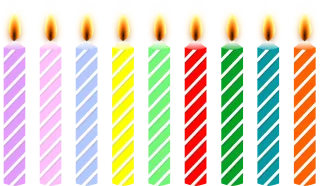 Candle Festival Cake Stickdatei – Essen & Trinken