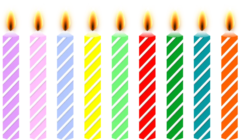Candle Festival Cake Stickdatei – Essen & Trinken