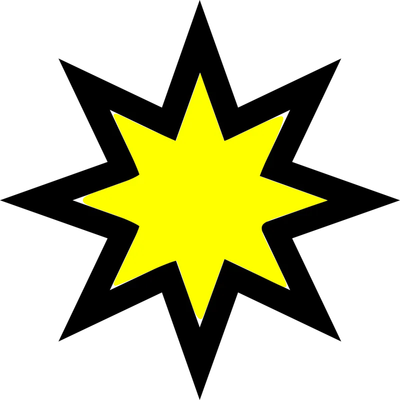 Star Yellow Space Stickdatei – Weihnachten
