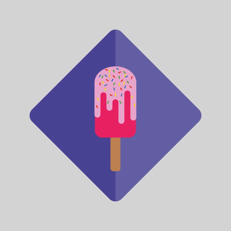 Ice-cream Cold Dessert Stickdatei – Kinder