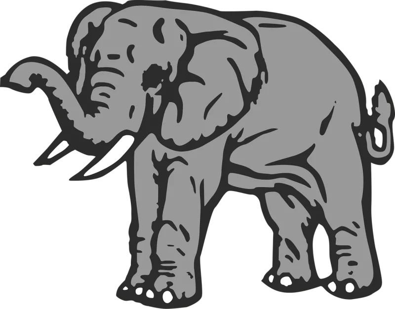Elephant Animal Nature Stickdatei – Tiere