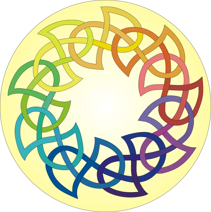 Celtic Knot Ring Stickdatei – Weihnachten