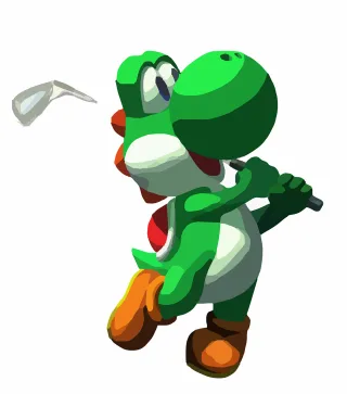 Dinosaur Green Golf Stickdatei