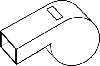 Whistle Referee Game Stickdatei