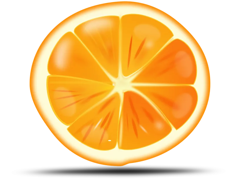 Orange Fruit Food Stickdatei – Essen & Trinken