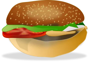 Hamburger Burger Fastfood Stickdatei
